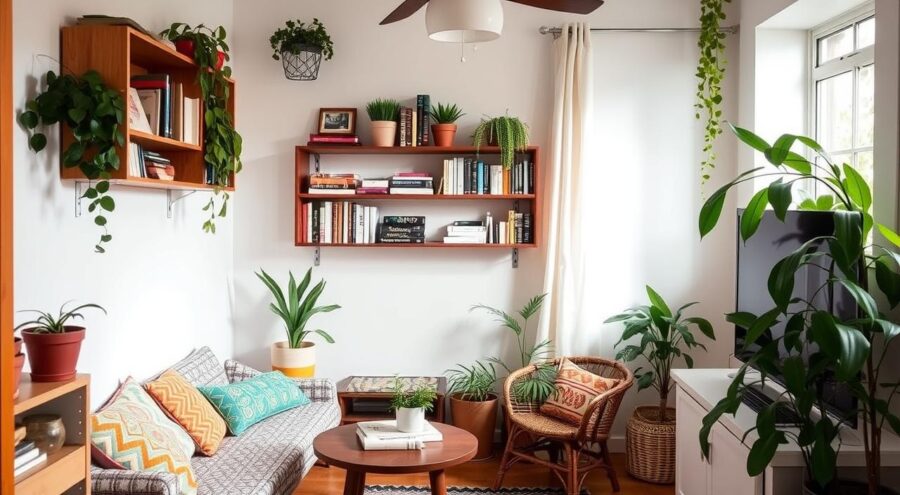 Como decorar apartamento pequeno gastando pouco