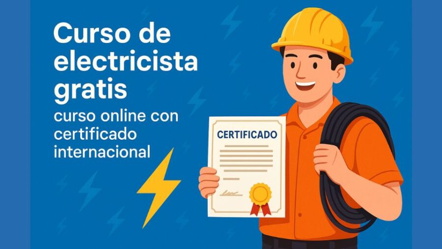 Curso de electricista gratis: curso online con certificado internacional