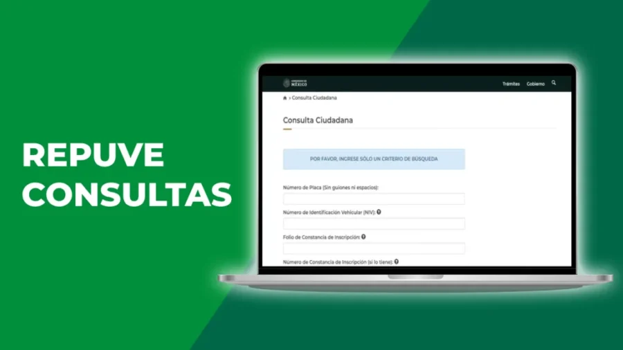 Cómo consultar placas en Repuve paso a paso