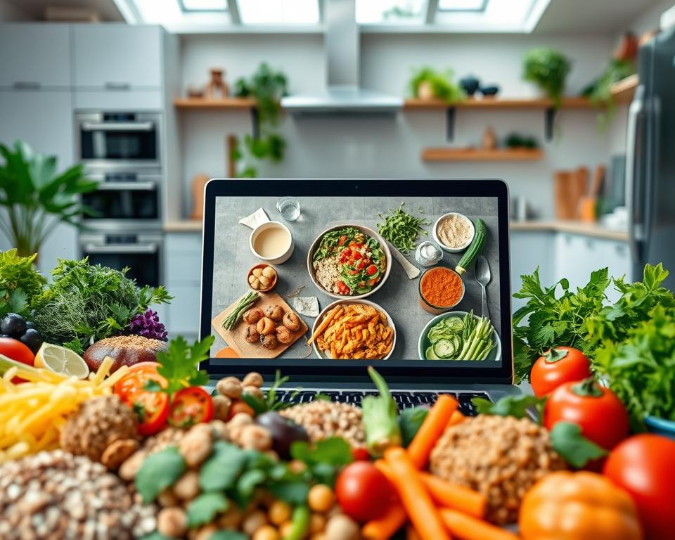 Culinária vegana online