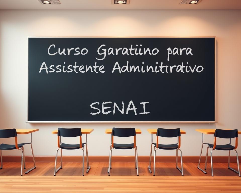 curso gratuito para assistente administrativo SENAI