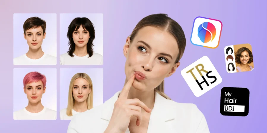 Try short haircuts with the best mobile apps