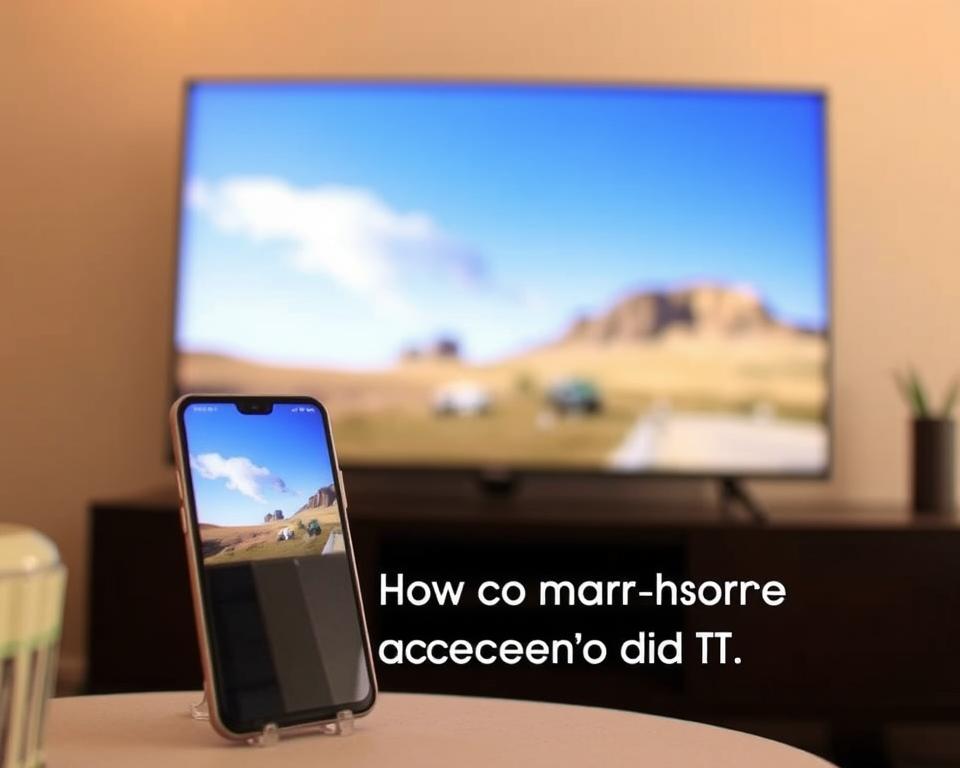 espelhar smartphone na televisão