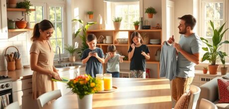 Dividindo Tarefas Domésticas em Família – Dicas