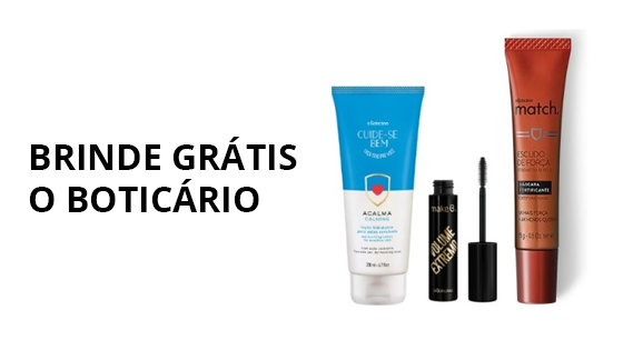 Receba produtos grátis do O Boticário: perfumes e maquiagens