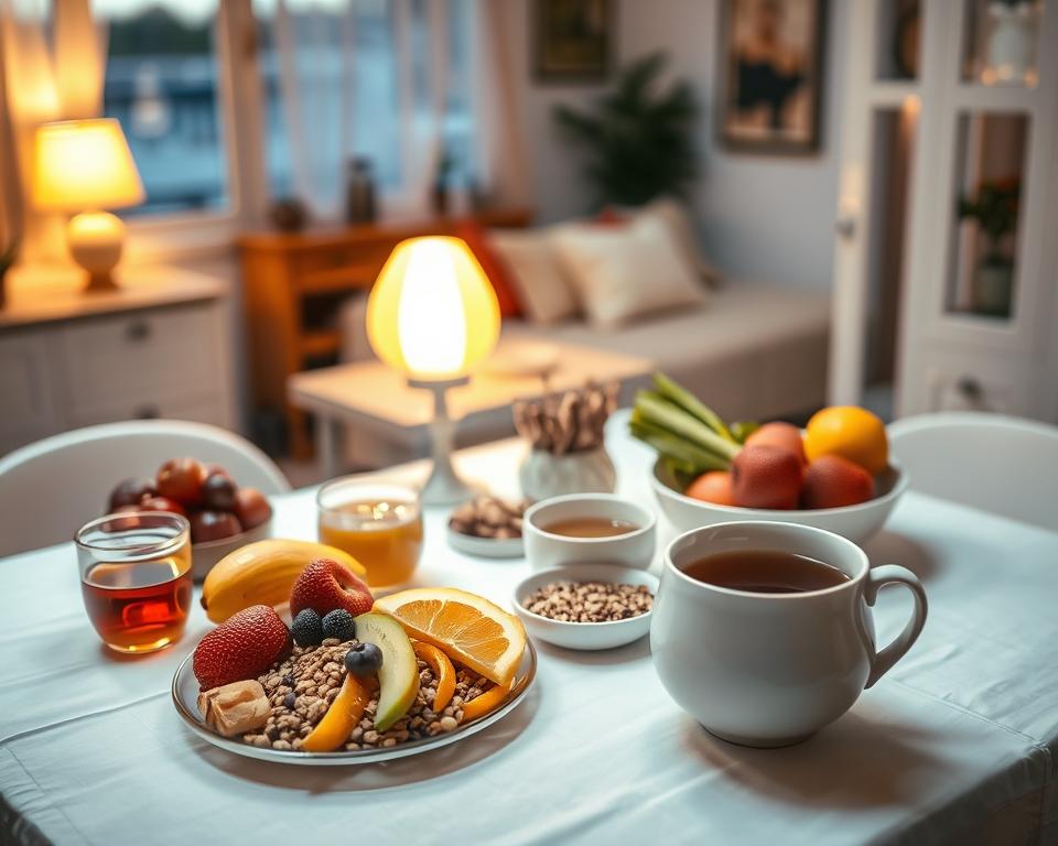 alimentação e sono