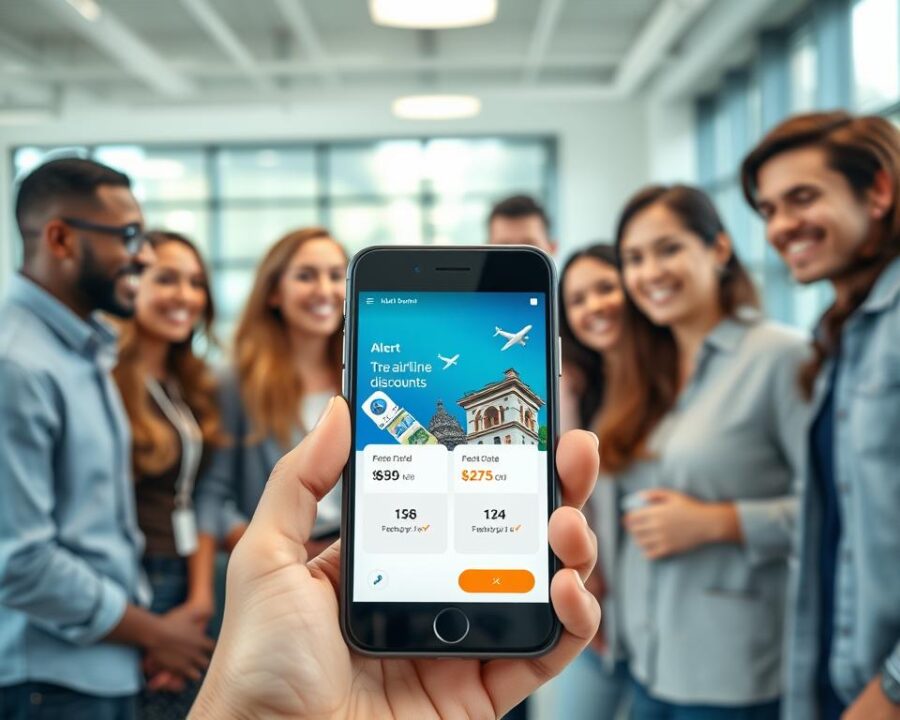 App Avisa Descontos em Passagens Aéreas