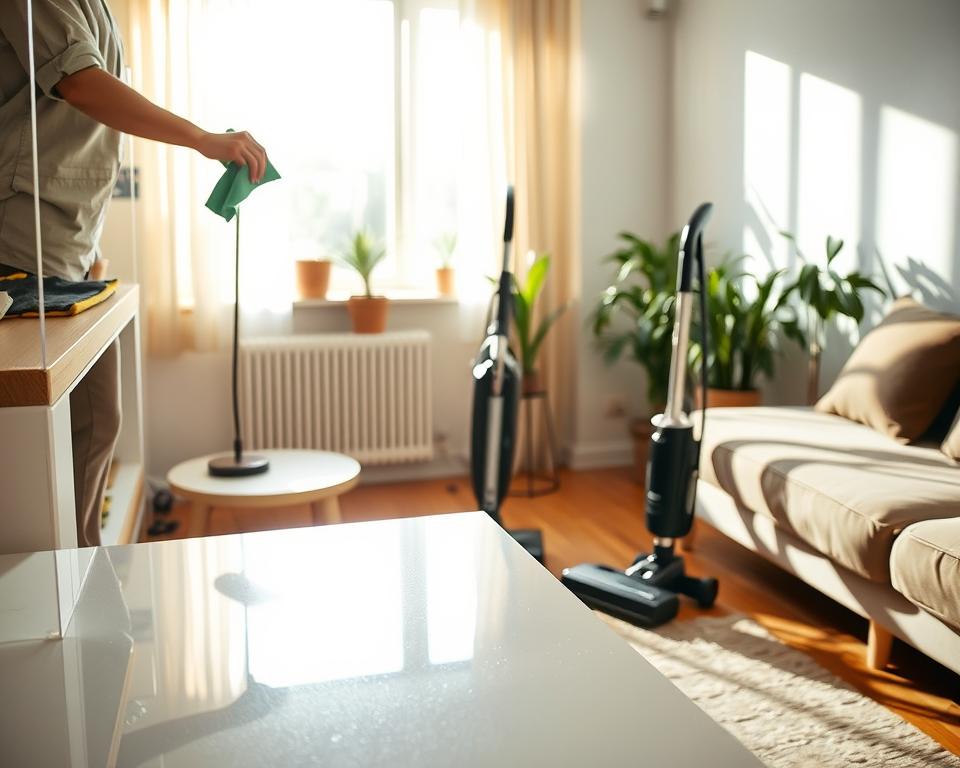 limpeza de cima para baixo