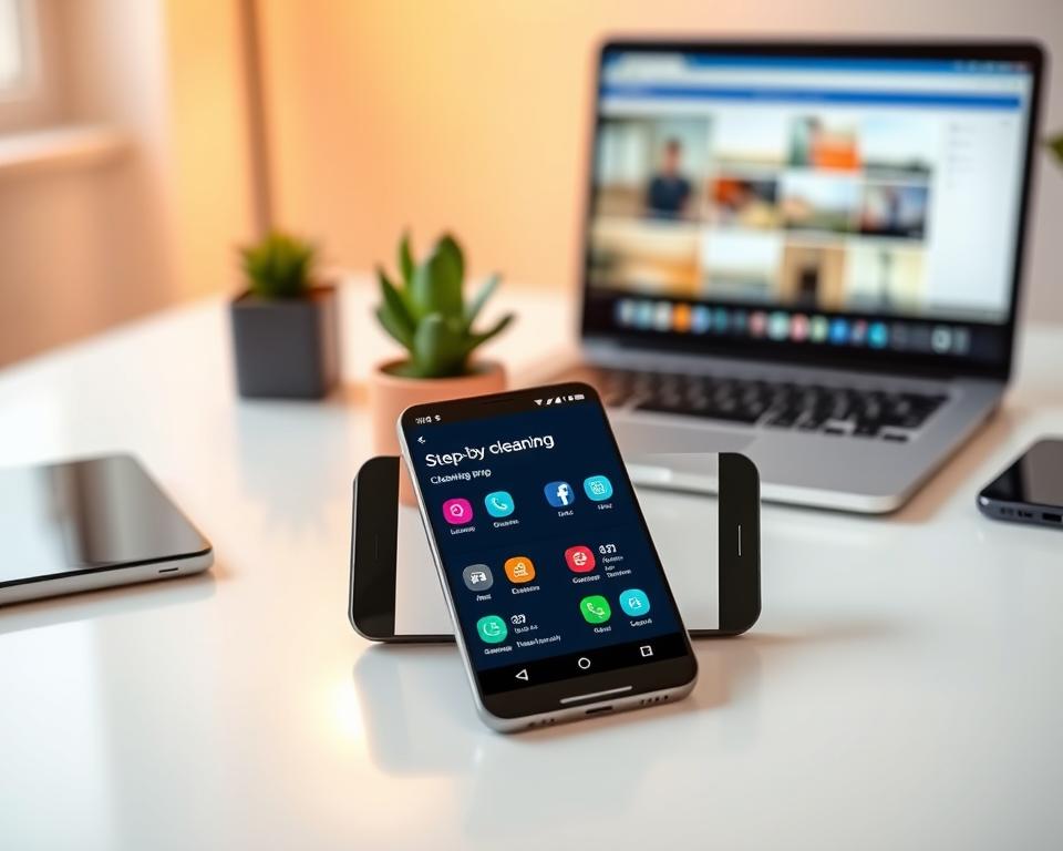 passo a passo app para limpar celular gratuito