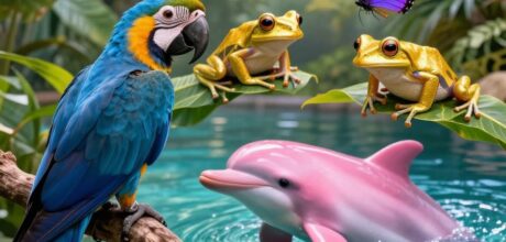 Animais que Possuem Cores Raras na Natureza