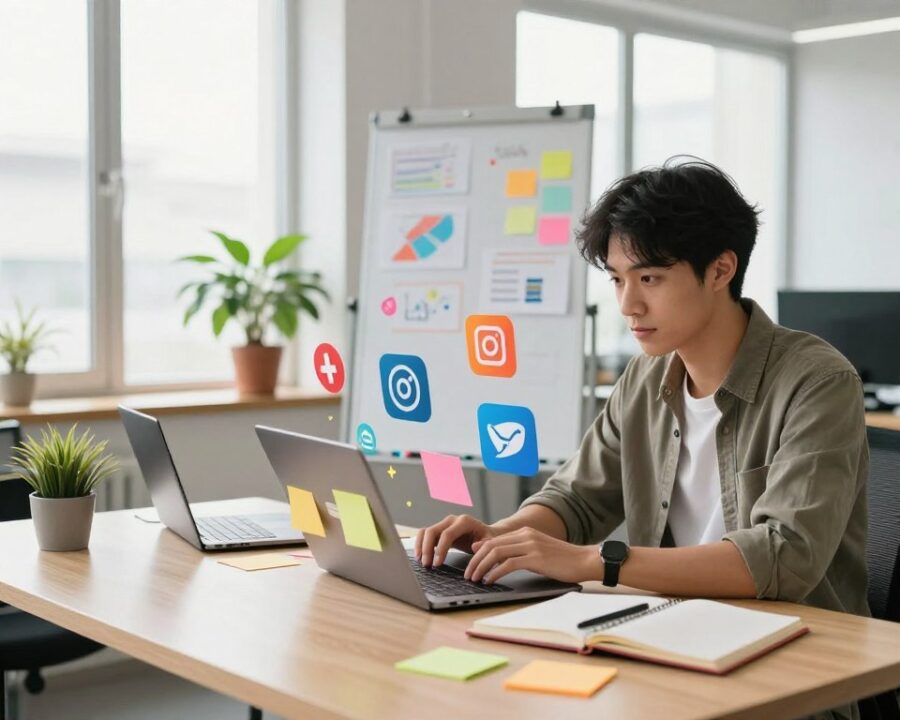 Marketing digital gratuito para redes sociais