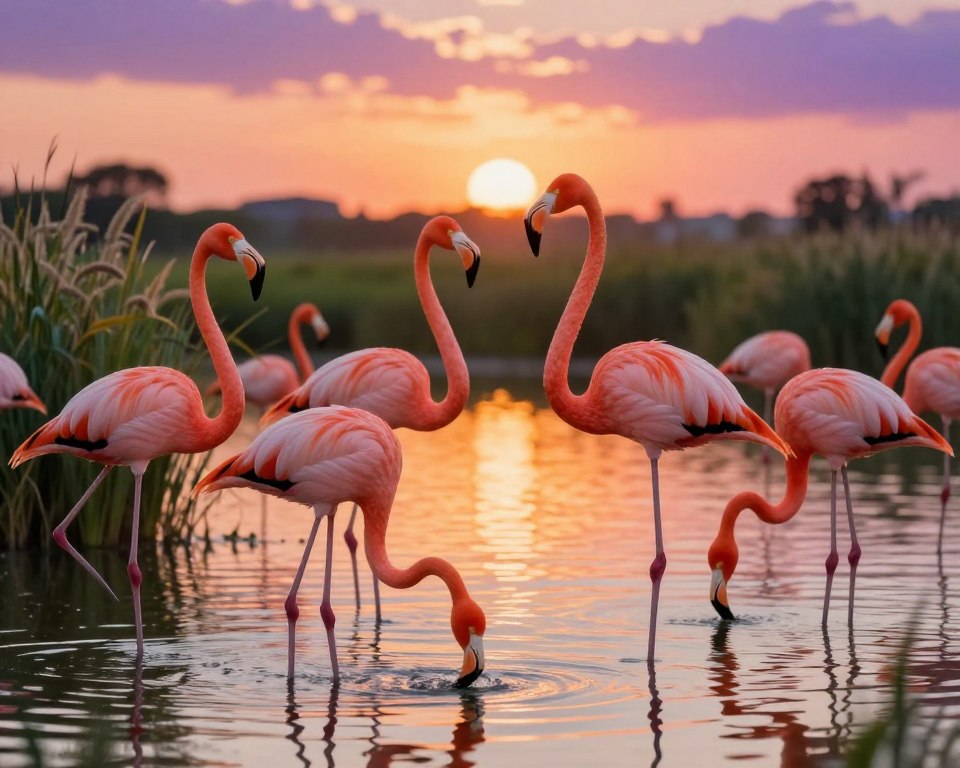 flamingos
