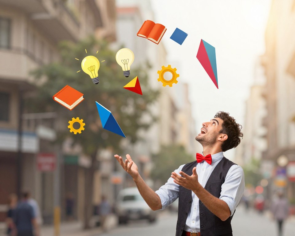 malabarismo cérebro