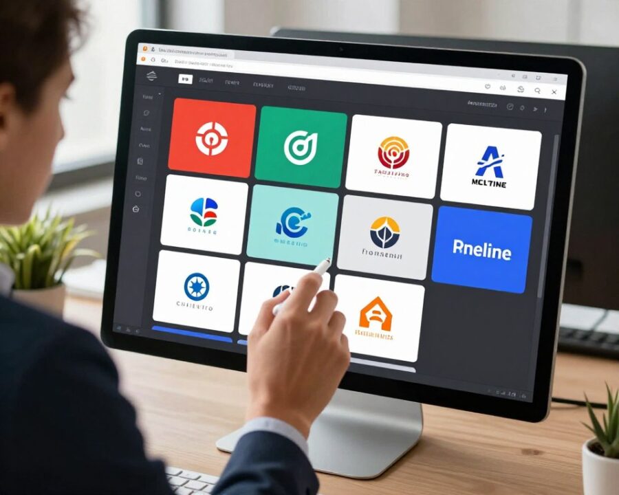 Gerador de logotipo grátis com IA