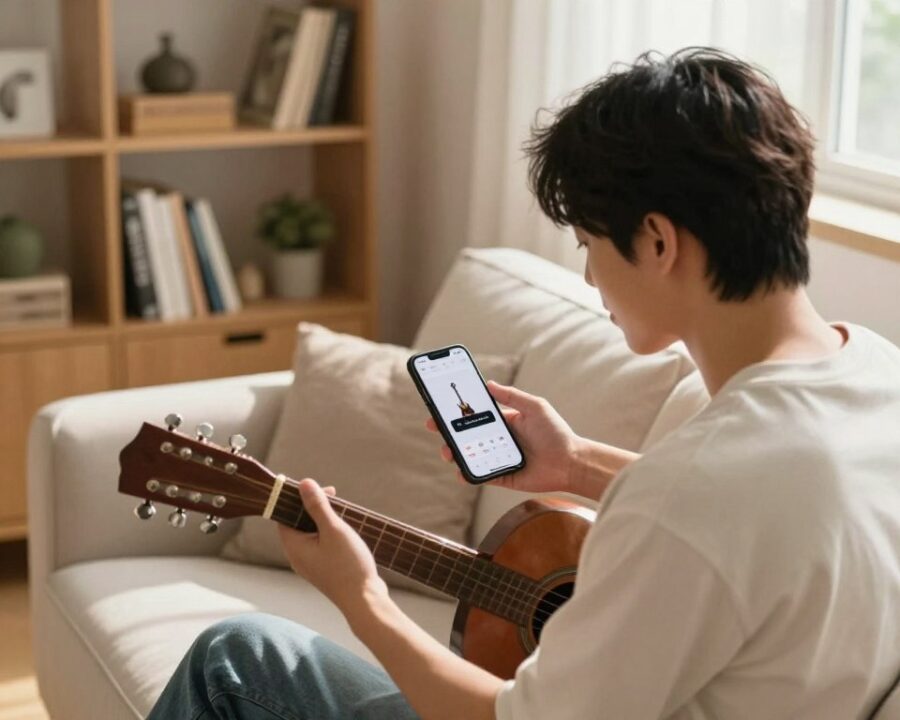 Aplicativos para aprender a tocar violão sozinho do zero