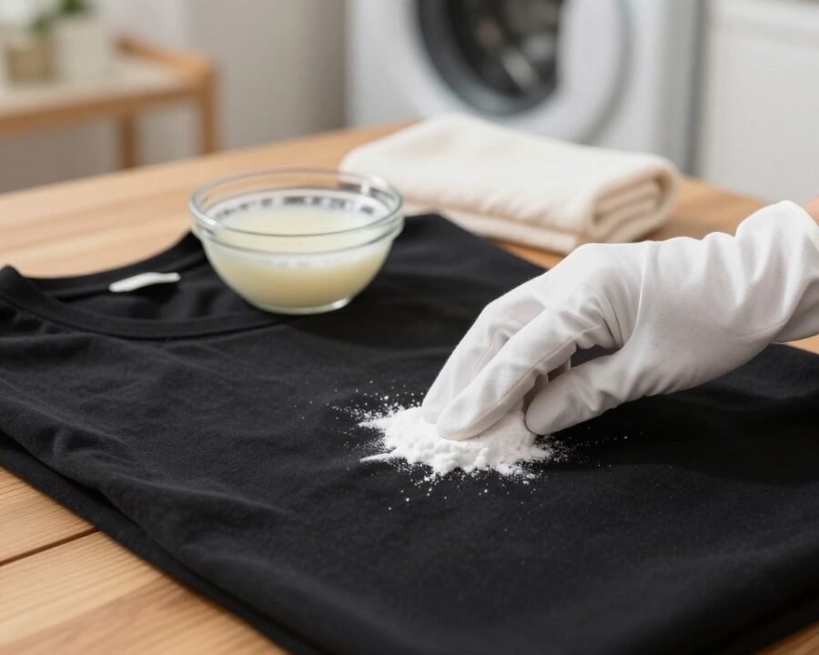 Como tirar manchas de desodorante de camisa preta com dicas simples