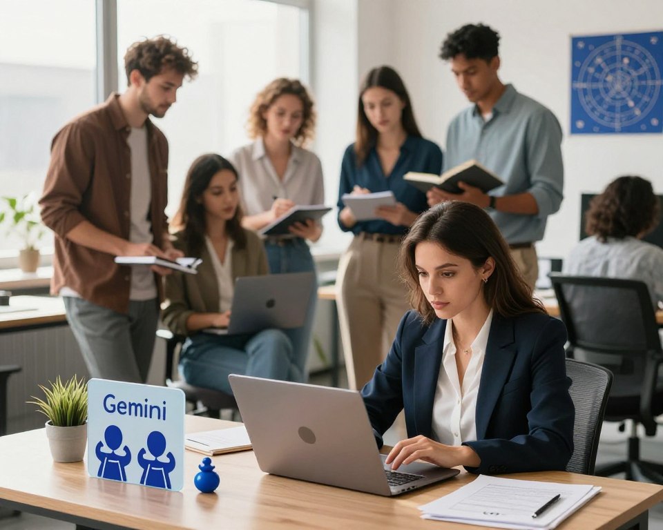 Gemini no trabalho e nos estudos